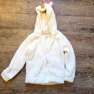 Cat & Jack Size S 6x Unicorn fleece hoody
